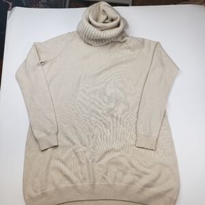Theory cashmere double turtleneck sweater
